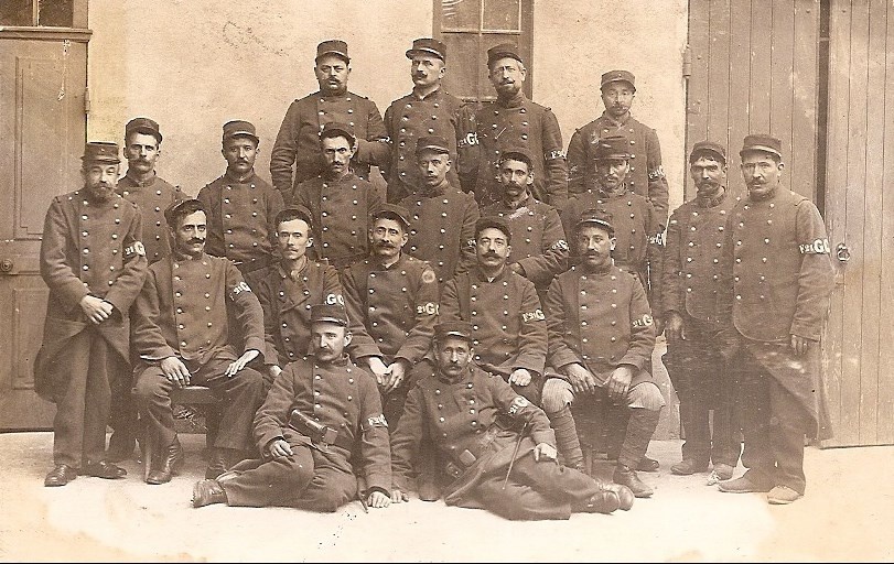 Groupe de GVC 99e RI Groupe F21 Territoriaux (collection Jean Post)
