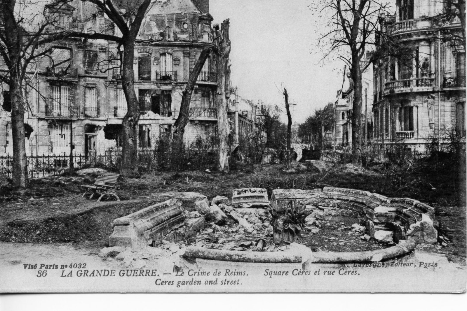 Esplanade Cérès (actuelle place Aristide Briand) Collection : Eric Brunessaux
