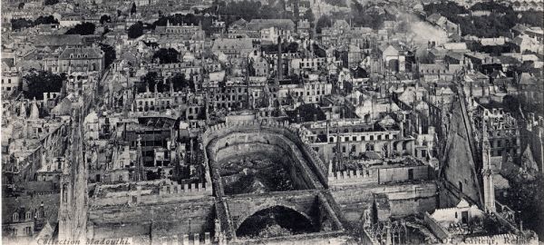 Vue aérienne de la ville