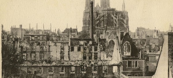 La cathédrale vue du quartier des laines
