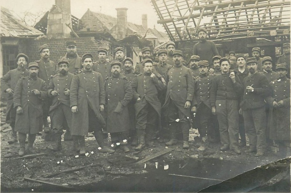Ablaincourt, le pressoir,1916, 16e RI